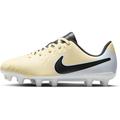 Nike Boy's Jr Legend 10 Club Fg/Mg Football Boots, Lemonade Black MTLC Gold Coin, 2 UK