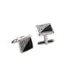 Classic Mens Cufflinks Rhinestones Square Special Occasions Wedding Alloy Cuff Links Suit Accessories Office Business (B One Size)