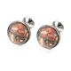 Men's Cufflinks Tiger Eye Stone Shirt Cufflinks Special Occasions Wedding Groom Best Gifts(Complimentary Cufflinks Box (C) (F)