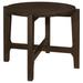 Coaster Furniture Cota Round Solid Wood End Table Dark Brown - 26.25'' X 26.25'' X 19.75''