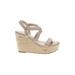 Pelle Moda Wedges: Gold Shoes - Women's Size 7