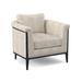 Barrel Chair - Ambella Home Collection Chalice 32" Wide Barrel Chair Chenille/Bouclé/Fabric/Other Performance Fabrics in Brown | Wayfair