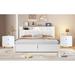 Winston Porter Niagara Bedroom Set Upholstered, Crystal in Brown/White | 38 H x 63 W x 87 D in | Wayfair 2F8F2714490542EF94DCF88D8ED38C0B