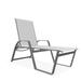 Red Barrel Studio® Holna Reclining Chaise Lounge Metal in Gray | 48 H x 27.75 W x 65 D in | Outdoor Furniture | Wayfair