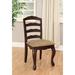 Darby Home Co Burchette Solid Wood Dining Chair Upholstered in Brown | 40.5 H x 20.5 W x 23.5 D in | Wayfair 9CB3509254E34A9B96DC2186364DDDC1