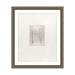 Theodore Alexander Grove Sketch 2 by Studio L57 Affinity - Single Picture Frame Print on Paper in Gray | 33 H x 28 W x 0.65 D in | Wayfair