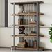 17 Stories Yonkers Bookcase in Black | 78.74 H x 35.43 W x 13.78 D in | Wayfair 4D544DFF837345238B09CC5B44929A1A