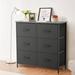 17 Stories Iseminger 6 Drawer 31.5" W Double Dresser Metal in Black | 30 H x 31.5 W x 12 D in | Wayfair 5C6967A78698436F9093948290B689C8