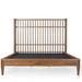 Maria Yee Katsura Solid Wood Low Profile Platform Bed Wood in White | 58 H x 82.75 W x 89.75 D in | Wayfair 249-107604F26