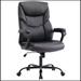 Inbox Zero Yother Executive Chair Upholstered/Metal in Gray | 40.55 H x 26 W x 29 D in | Wayfair 71D98DE7C0564E889ED516ADDF39CCC9