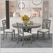 August Grove® Hudkins 54" L x 42" W Dining Set Wood in Gray | 30 H in | Wayfair 15EF73A950FB47FC870B54B284B2BEF1