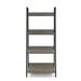 17 Stories Zihanna Ladder Bookcase Metal in Gray/Black | Wayfair CC182764BDAC4AF1AE9E354E08C3D74C