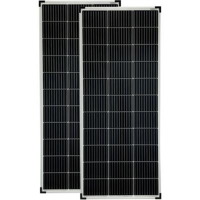 Solartronics - 2x160 Watt Mono Solarmodule 10 Busbars 210mm Zellformat Solarpanele