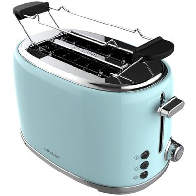 Cecotec - Vertikale Toaster Toast&Taste 1000 Retro Double Blue Image