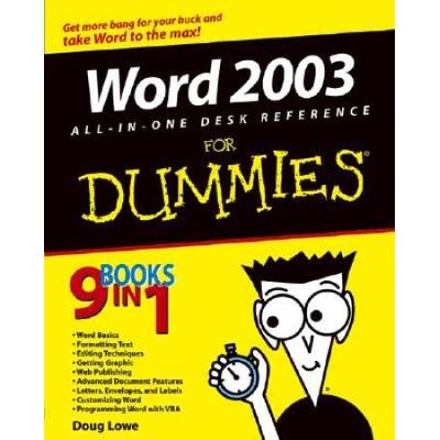 Word AllinOne Desk Reference For Dummies