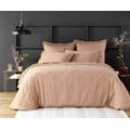 Housse de couette satin de coton rose 220x240 cm