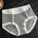 YWDJ Period Underwear for Women Plus Size Cotton Lightweight No Show Oversized Comfortable Cotton Underwear Gray L