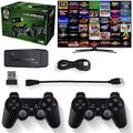 Nostalgia Stick Game Wireless Retro Stick Game Console Plug & Play Nostalgiastick Wireless Retro Game Console Nostalgia Stick 4K HDMI Output Dual 2.4G Wireless Controllers