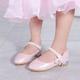 Girls' Heels Flower Girl Shoes Formal Shoes Princess Shoes Leather PU Portable Walking Wedding Dress Shoes Little Kids(4-7ys) Big Kids(7years ) Daily Party Evening Walking Shoes Bowknot Pearl