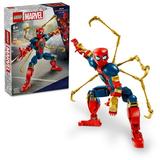 LEGO Marvel Iron Spider-Man Construction Figure Super Hero Marvel Toy for Kids Posable Spider-Man Action Figure with Armor Buildable Toy Model Gift for Boys and Girls Ages 8 and Up 76298