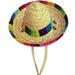 Pet Straw Hat Funny Mexican Sombrero Cap Party Decorations for Birthday for Small Pets/Puppy/Cat