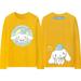 Japanese Yugui Dog Joint T-shirt Women Long Sleeve Pure Cotton Girls Sanrio Clothing Trend Ins Childrenâ€˜s Pure Cotton T-shirt