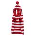 Christmas Santa Hooded Pet Costume for Dogs Cats and Rabbits - Size Options