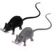 2 Pcs Fake Rats Models Party Toys Halloweem Decor Halloween DÃ©cor Mouse Prank Realistic