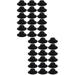 40 Pcs Mini Hat DIY Doll Hats Santa Claus for Men Silk Scarf Women Black Cowboy Felt Baby Man Child Cloth