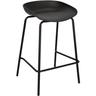 Tabouret de bar Grego, noir, 65 cm