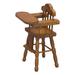 Mini Children s Dining Chair Furniture Toys House Adornment Wooden Model High Home Decor Baby