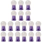 Gumball Dispenser Toy Machine 18 Pcs Chewing Wedding Childrenâ€™s Toys Chidrens for Gumballs Machines Candy Twisting Purple