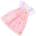 Doll Clothes Dreses Kids Outfits Child Dress for Children Pink