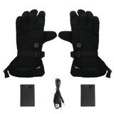 1 Pair of Winter Skiing Gloves Waterproof Outdoor Gloves Windproof Gloves