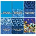 In The Swim 24 Round 30 Mil Overlap Pool Liner for Above Ground Swimming Pools - Solid Blue Design LI244830