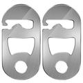 Stainless Steel Tent Buckles 2 Pcs Adjuster Outdoor Camping Rope Tents Professional Fasteners Parachute