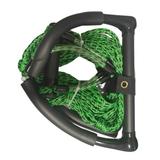 kesoto Water Ski Rope Wake Surfing Rope Multipurpose Durable with Handle Water Ski Tow Rope Wakeboard Rope for Surfing Water Sports Green