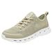 Rrunsv Dress Sneakers Men Men S Walking Shoes Non Slip Breathable Running Tennis Shoes Casual Fashion Sneakers Beige 45