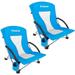 ingCamp Camping High Back Beach Chair Camping Concert Folding Chair pack of 2