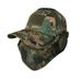 Toudaret Airsoft Half Face Guard Airsoft Face Guard with Hat Lightweight Breathable Ear Protection Tactical Face Camping Cosplay Prop