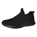 Rrunsv Men S Golf Shoes Mens Shoes Casual Tennis Walking Gym Fashion Lightweight Slip On Sneakers Black 40