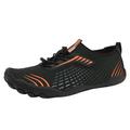 Rrunsv Tennis Shoes Men Men S Non Slip Running Shoes Casual Walking Shoes Fashion Sneakers Workout Sports Shoes Orange 37