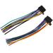 2 Pcs Cars Speaker Adapter Radio Harness for Stereo Wiring Tail Line Copper Aluminum