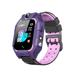4G Kids Smart Watch Sos Location Camera Children Mobile Phone Voice Smartwatch With Sim Card Smart Watches For Children reloj Q19 purple