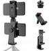 Owine Universal Dual Cell Phone Tripod Mount Adapter Premium Smartphone Clamp Compatible with iPhone Samsung Galaxy Note Lg All Smartphones Perfectly.Connects to Tripod Monopod Selfie Stick