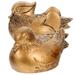 A Hundred Years of Love for Mandarin Ducks Statue Home Decor Gifts The Banner Resin Sculpture Lovers