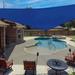 X X 12.7 Sun Shade Sail Right Triangle Outdoor Canopy Cover UV Block For Backyard Porch Pergola Deck Garden Patio (Blue)
