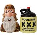 Attractives Moonshine Road Kill Ceramic Magnetic Salt SHAKERS