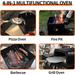 Pizza Oven Kit 4 in 1 Multipurpose Portable Grill Top Pizza Oven for Gas Wood fire Pit Pizza Oven Set Including 12 Cordierite Pizza Stone Pizza Shovel Cover Cooking Grill Grate