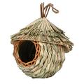 pdqouc Layout Of Handmade Bird Feeder For Hanging Birds Nest In Creative Bird House Practical Decorative Garden Bird Water Proof Feeder House Gift